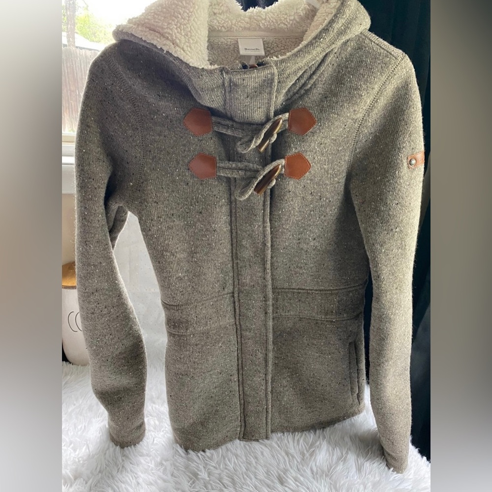BENCH Urbanwear Sherpa Lined Embroidered Jacket